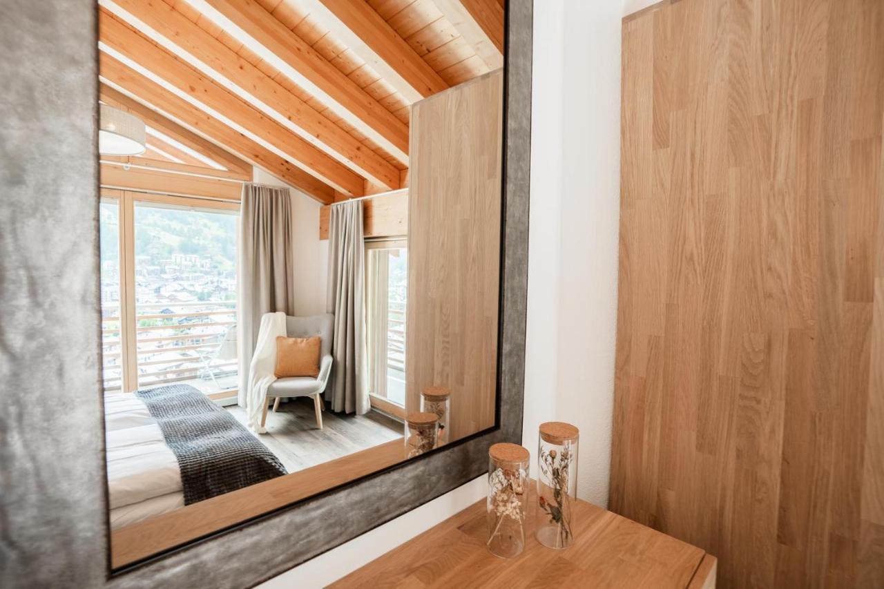 Fantastic Panoramic View Home In Церматт Экстерьер фото